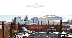 Desktop Screenshot of newpointmadrid.com