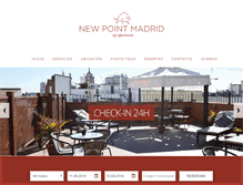 Tablet Screenshot of newpointmadrid.com